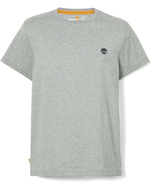 Timberland Oyster River Logo Short Sleeve T-Shirt - Grey