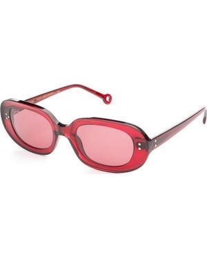 Hally & Son Hs746S02 49 Sunglasses - Pink