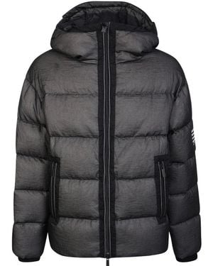 DSquared² Faded Puffer Down Jacket Nylon - Black