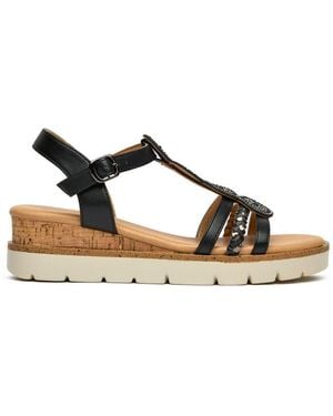 Lotus Shannon Sandals - Black