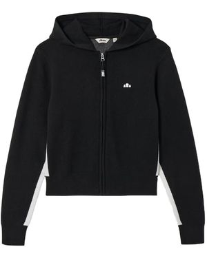 Ellesse Ladies Laneisa Knitted Full Zip Hoodie - Black