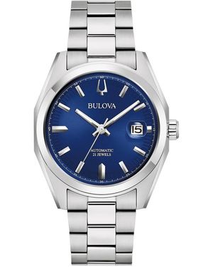 Bulova Surveyor Watch 96B436 Stainless Steel - Blue