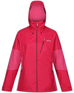 Regatta Ladies Highton V Stretch Waterproof Jacket Potion/Flamingo) - Pink