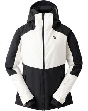 Dare 2b Ladies Flurry Ii Waterproof Ski Jacket (Egret) - Black