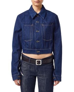 DIESEL De-Lucyshort-Sp Denim Jacket - Blue