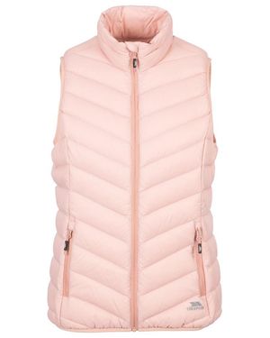 Trespass Ladies Giana Down Gilet (Misty) - Pink