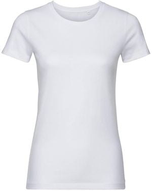 Russell Ladies Authentic Organic T-Shirt - White