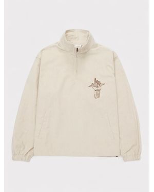 Honor The Gift Corduroy Qtr Zip Anorak - Natural