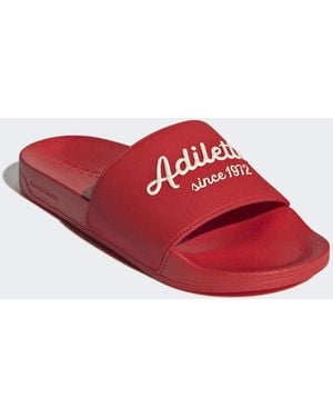 adidas Adilette Shower Slides - Red