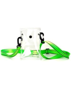 Spiral Accessories Academy Cross Body Bag With Hardware - Green