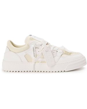 Off-White c/o Virgil Abloh Off 3.0 Court Low Eye Catching Silhouette Trainers - White