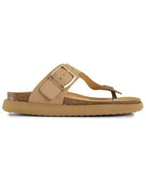 V.Gan Vegan Marjoram Comfort Footbed Sandals - Brown
