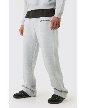 BoohooMAN Tall Relaxed Fit Limited Joggers - Black