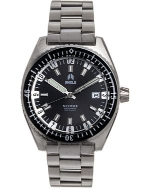 Shield Nitrox Automatic Bracelet Watch W/Date - Grey