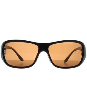 Serengeti Wrap Shiny Polarized Photochromic Phd Drivers Larino - Brown