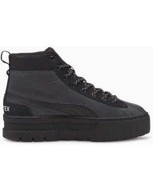 PUMA Mayze Mid Gtx Lace-up Black Smooth Leather S Boots 381890_01