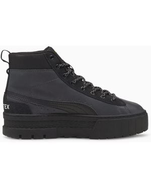 PUMA Mayze Mid Gtx Lace-up Black Smooth Leather S Boots 381890_01