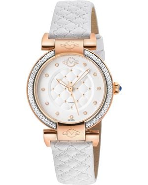 Gv2 1542 Berletta Diamond Swiss Quartz Watch - White