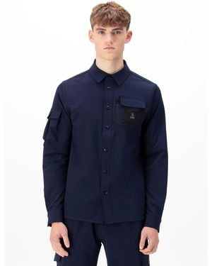 Luke 1977 Hulun Technical Overshirt - Blue