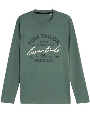 Tom Tailor Overhemd Met Lange Mouwen - Groen