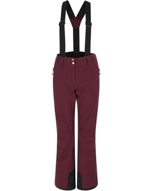 Dare 2b Ladies Diminish Insulated Ski Trousers (Fig) - Red