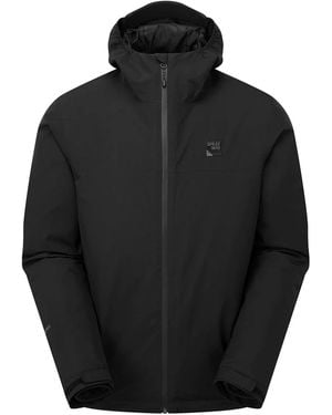Sprayway Waterproof Outdoor Jacket With Hood Windproof Rain Shell Coat - Black