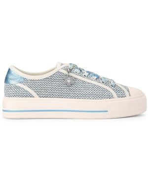 Kurt Geiger Lace Up Trainer Trainers - Blue