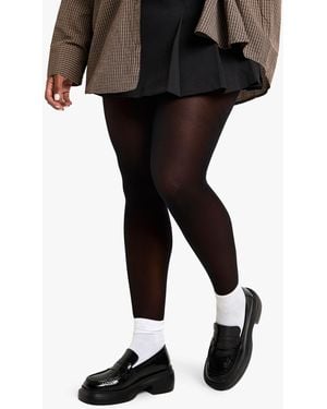 Boohoo Plus 15 Denier 3 Pack Tights - Black