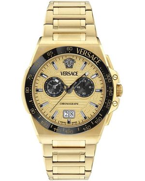 Versace Greca Reaction Horloge Goudkleurig Ve5N00626 - Metallic
