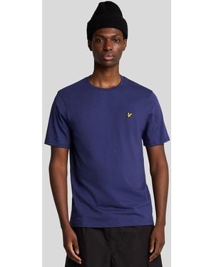 Lyle & Scott Deep Plain T-Shirt - Blue