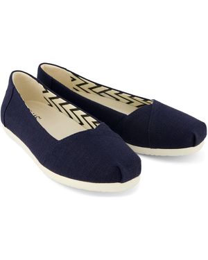 TOMS Alpargata Ballet Canvas Marineblauwe Espadrilles