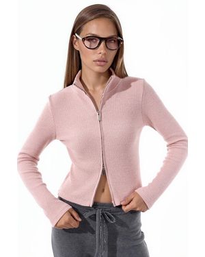 Busem Knit Cardigan - Pink