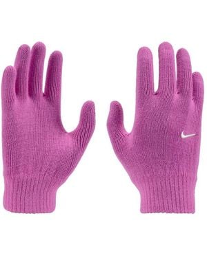 Nike Adult Tg 2 Playful Knitted Swoosh Gloves - Purple