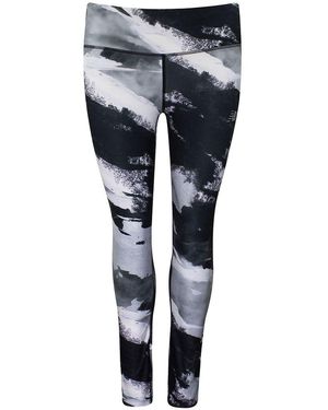 New Balance Printed Dark Impact Running Tight Leggings Wp11264 Siy - Blue