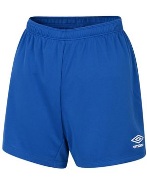 Umbro Ladies Club Logo Shorts (Royal) - Blue