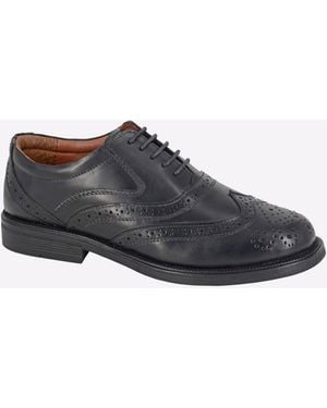 Scimitar Newbury Brogues - Black