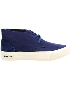 Seavees Maslon Desert Boots - Blue