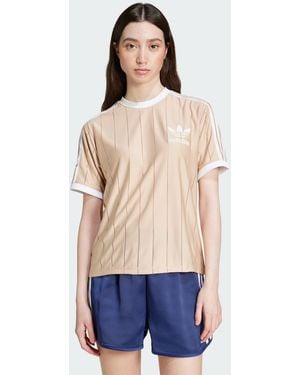adidas Originals Adicolor 3-Stripes Pinstripe Tee - Blue