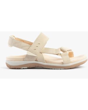 Free Spirit Elara Sandals Parchment - White