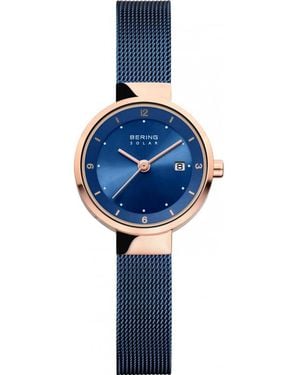 Bering Time 14426-367 Ladies Solar Watch - Blue