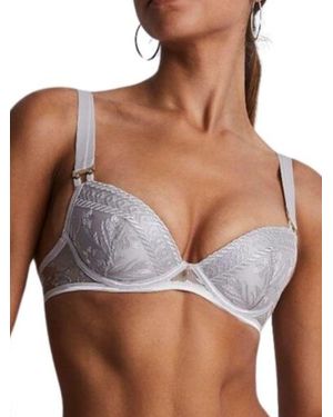 Aubade Magnetic Spell Moulded Plunge Bra - White