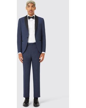 Twisted Tailor Neale Jacquard Trouser Tt X Am - Blue