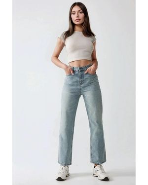Hiccup Straight Leg Denim Jeans - Blue