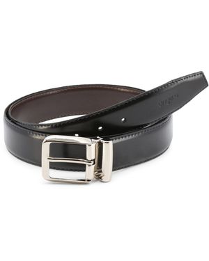 Emanuel Ungaro Reversible Leather Belt Blackbrown