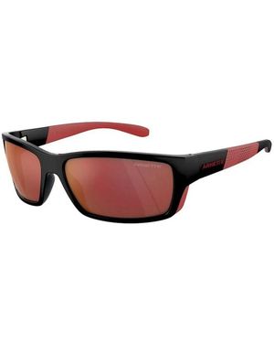 Arnette Black Resin Sunglasses - Red