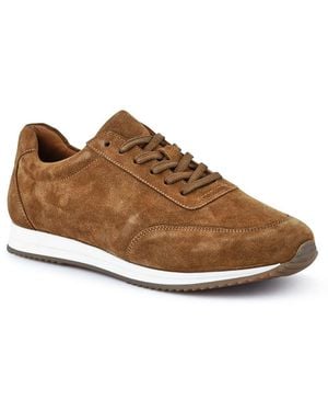 Jones Bootmaker Southend2 Leather Trainers - Brown