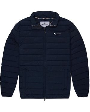 Aquascutum Active Rlg Mockneck 100Gr Jacket - Blue