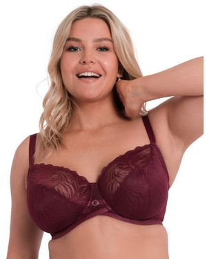 Curvy Kate Ck044100 Lace Daze Balcony Bra - Red