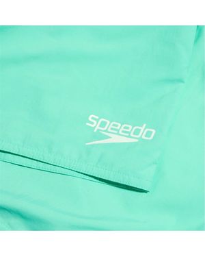 Speedo Solid Patterned Essential Swim Short - Green
