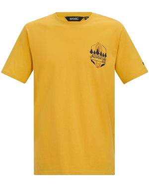 Regatta Cline Ix Adventure T-Shirt (Ceylon) - Yellow